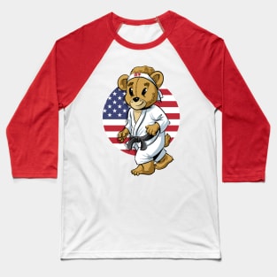 Karate Kids USA MAscot Baseball T-Shirt